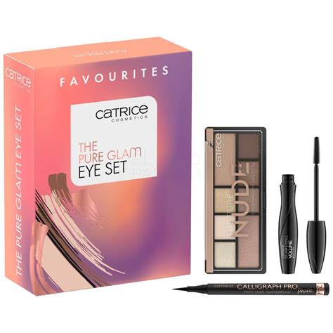 Catrice The Pure Glam Eye Set Zestaw Paletka Cieni Do Powiek The Pure Nude Eyeshadow Palette G