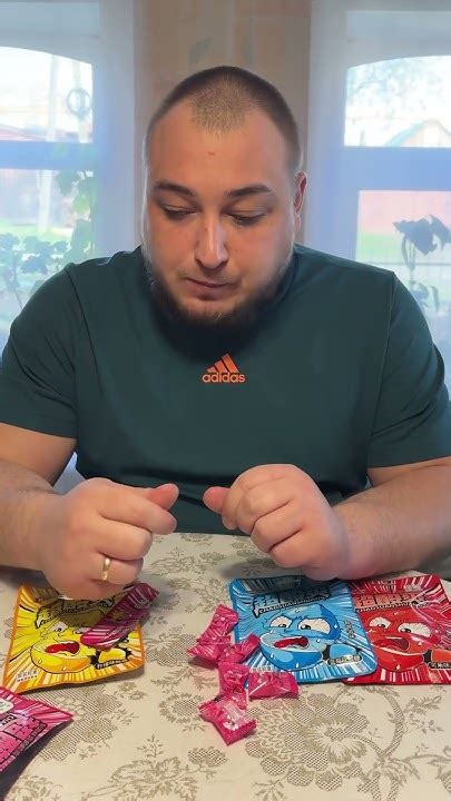 Пробую китайские кислые леденцы 🍭 Все 4 вкуса одинаково кислые ...