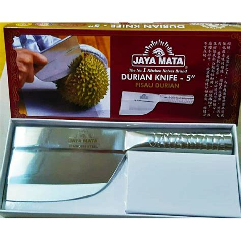 Steel Durian Knife Jaya Mata Metal Pisau Durian Steel