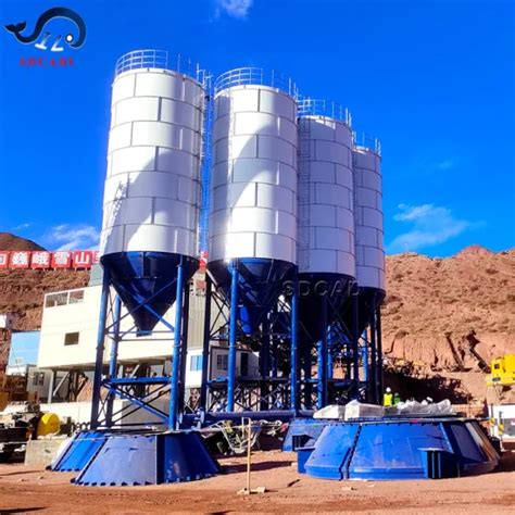 Sdcad Customized Cement Powder Storage Silo For Dry Mortar Plant 250