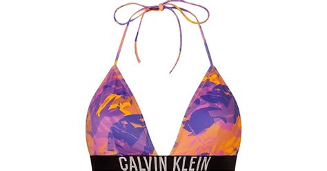 Calvin Klein Bikini Top Τριγωνάκι Μωβ KW KW GY BestPrice gr