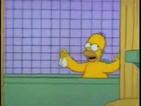 Estaba La Pajara Pinta Homero Cantando En El Ba O Youtube