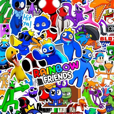 50pcs Game Rainbow Friends Roblox Stickers for Car Laptop - Etsy