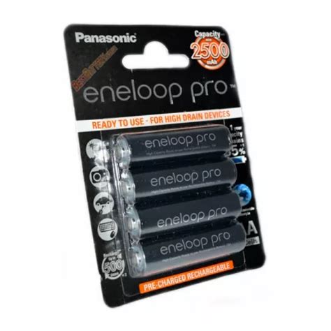 Купить Аккумуляторы Panasonic Eneloop Pro BK 3HCDE 4BE 2500mAh 4 шт