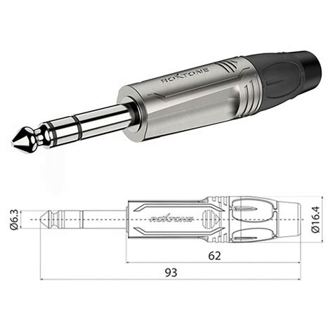 Wtyk M Ski Jack Mm Stereo Nakablowy Prosty Roxtone Rj P Nn Solidny