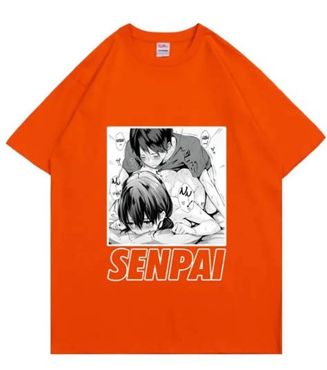 Japan Anime Hentai Waifu Senpai Ahegao Otaku Vaporwave Fashion Men Women T Shirt Funny Sexy
