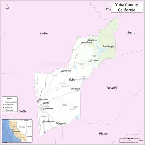 Yuba County, California Map - Explore Cities, Highways & More