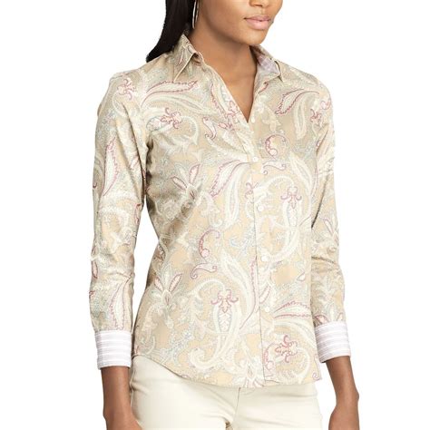 Womens Chaps No Iron Shirt Iron Shirt Women White Button Shirt