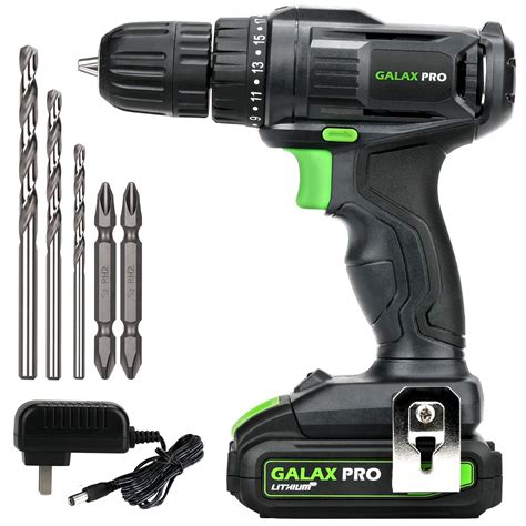 Buy Cordless Drill Driver Galax Pro V Lithium Ion Power Drill With