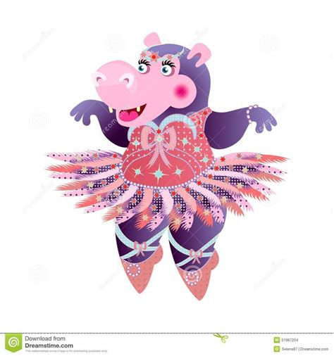 Hippo Ballerina Hippo Drawing Cute Hippo Hippo