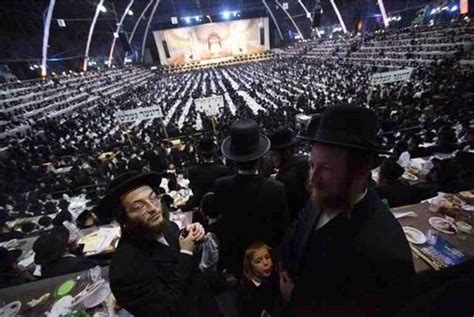 Last Night Satmar Held Two Massive Dinners For Tens Of Thousands Of Hasidim To Thank God For ...