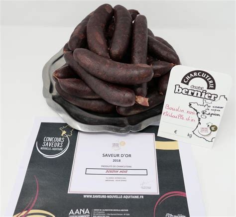 Boudin Noir Oignons Charcuterie Daniel BERNIER