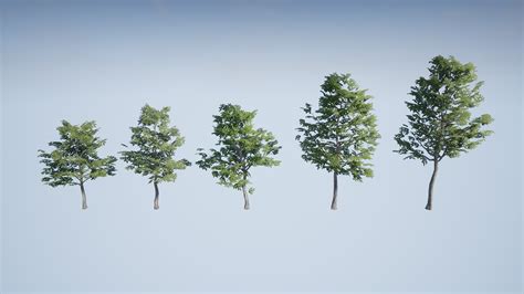 Realistic Trees 1 in Props - UE Marketplace