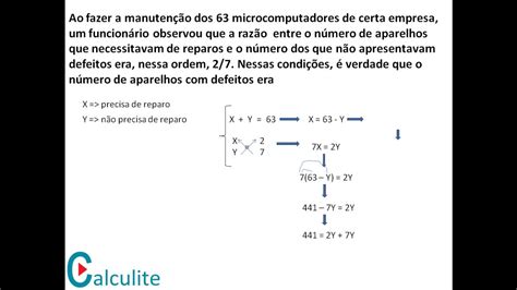 Razão e Proporção sistema matemático YouTube