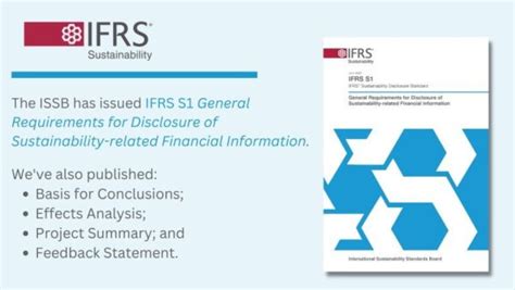 Issb Issues Inaugural Global Sustainability Disclosure Standards Ifrs