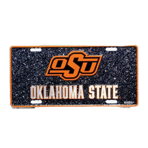 Osu Oklahoma State License Plate Oklahoma Vanity Plates