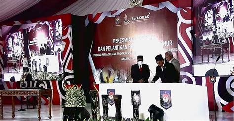 Mendagri Resmikan Dan Lantik Tiga Pj Gubernur Provinsi Baru Di Papua