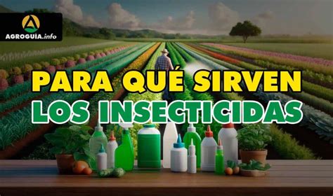 Insecticidas Usos Para Que Sirven Tipos Y Más Agro Guía