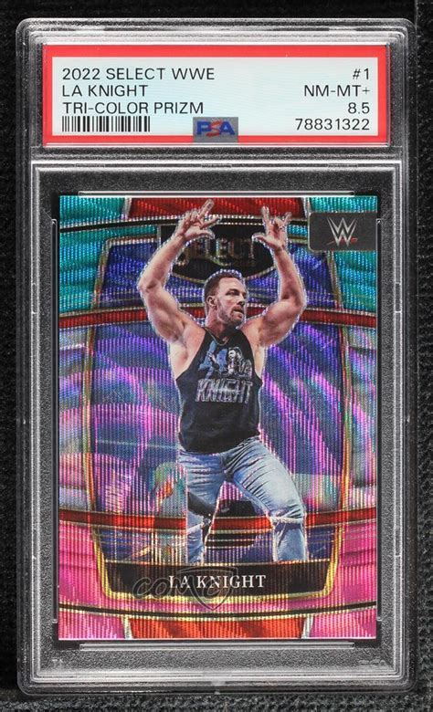 Panini Select Wwe Concourse Tri Color Prizm La Knight For