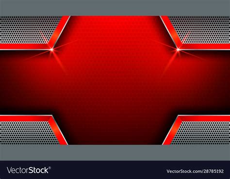 Red steel abstract background Royalty Free Vector Image