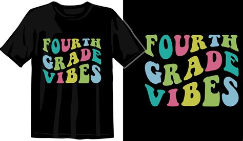 Fourth Grade Vibes Svg Back To School Graphic By Yadesign Store