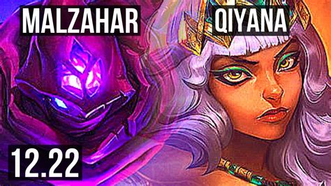 MALZAHAR Vs QIYANA MID 5 3 14 400 Games EUW Diamond 12 22