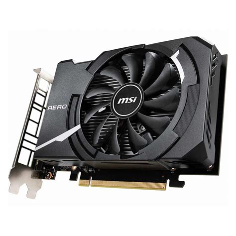 MSI GeForce GTX 1650 Aero ITX 4GB GDDR5 Graphic Card Black Techinn