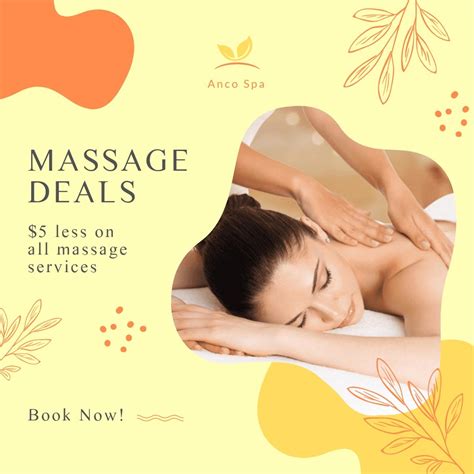 Free Massage Social Media Post Templates And Examples Edit Online And Download