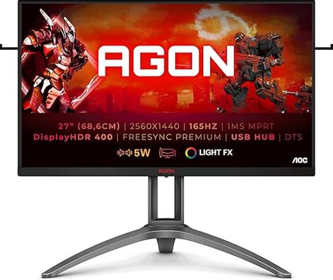 Aoc Agon Gaming Ag Qx Inch Qhd Monitor Hz Ms Mprt Va Amd