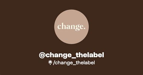 Change Thelabel Instagram Tiktok Linktree