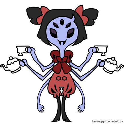 Undertale Muffet Vector by Sparxyz on DeviantArt