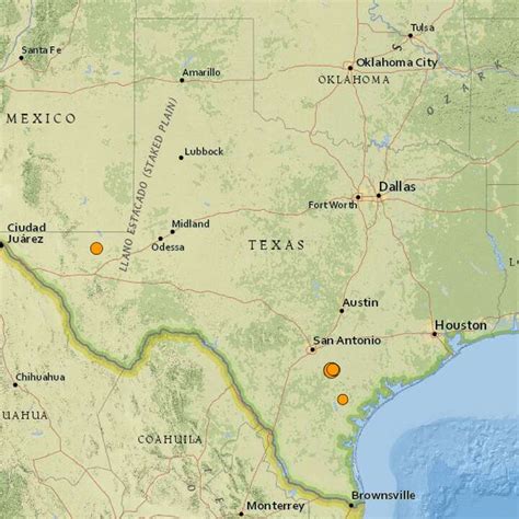 6 earthquakes shake South Texas, tremors felt in San Antonio