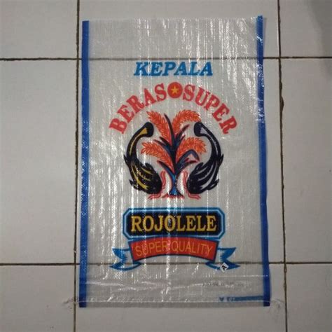 Jual Karung Beras Transparan ROJOLELE SUPER 10 Kg Tanpa Kartu