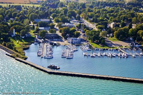 Port Sanilac Marina In Port Sanilac Michigan United States