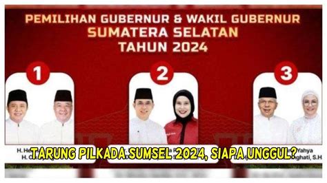 Hasil Quick Count Pilkada Sumsel 2024 Data Masuk 100 Persen Herman