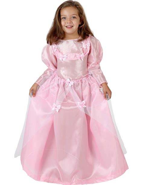 Costume Principessa Farfalle Rosa Bambina Vegaoo