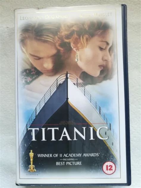 Titanic Vhs Video Leonardo Dicaprio Kate Winslet Eur Picclick Fr