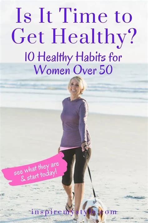 10 Healthy Habits For Women Over 50 Over 50 Fitness Healthy Women