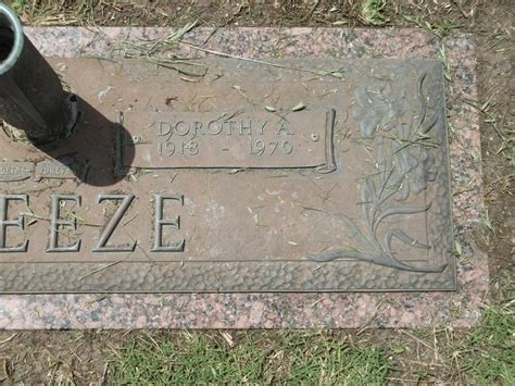 Dorothy Alleen Mamie” Haywood Breeze 1918 1970 Find A Grave Memorial