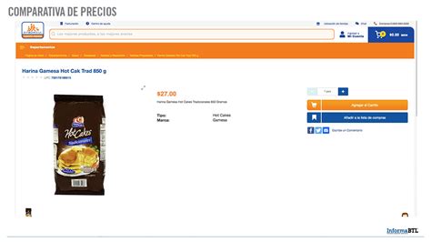 Comparar Precios Harina Para Hot Cakes Gamesa Tradicionales De G