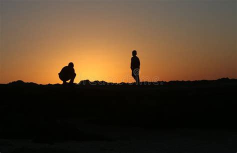 Palestinians Enjoy Themselves on the Beach during Sunset, in Gaza Strip ...