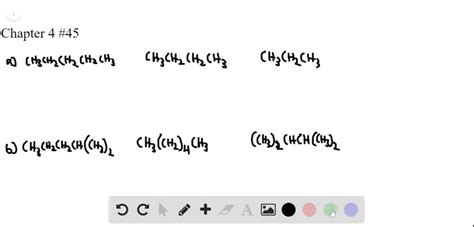 Solved Rank Each Group Of Alkanes In Order Of Increasing Boiling Point