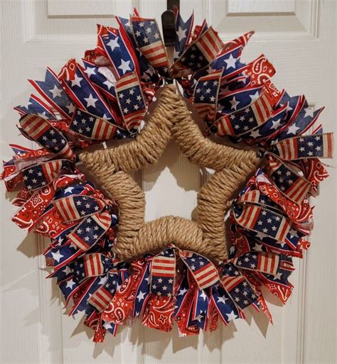 Diy Patriotic Rag Wreath Artofit