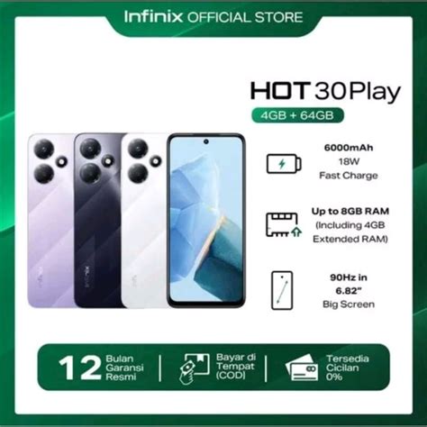 Jual Infinix Hot Play Ram Gb Gb Garansi Resmi Infinix Indonesia Shopee Indonesia