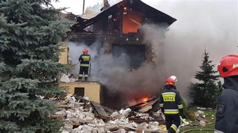 Mazowieckie Wybuch gazu w domu jednorodzinnym Dwie osoby nie żyją