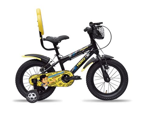 Buy Hero Cycles Whistle 14T Black/Yellow Kids Cycle | Hero Cycles