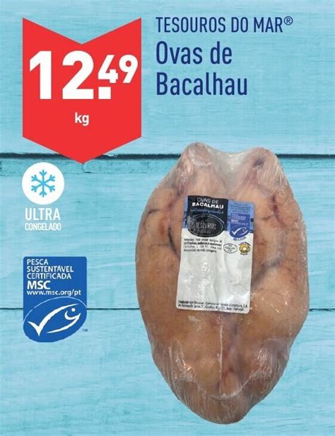 Promo O Tesouros Do Mar Ovas De Bacalhau Em Aldi