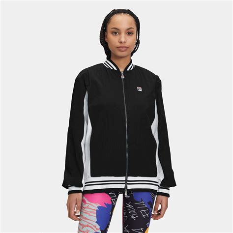 Fila Crinkle nylon settanta jacket black - schwarz | FILA Official