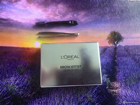 Набор для коррекции бровей L'Oreal Paris BROW ARTIST воск и тени - «Не ...