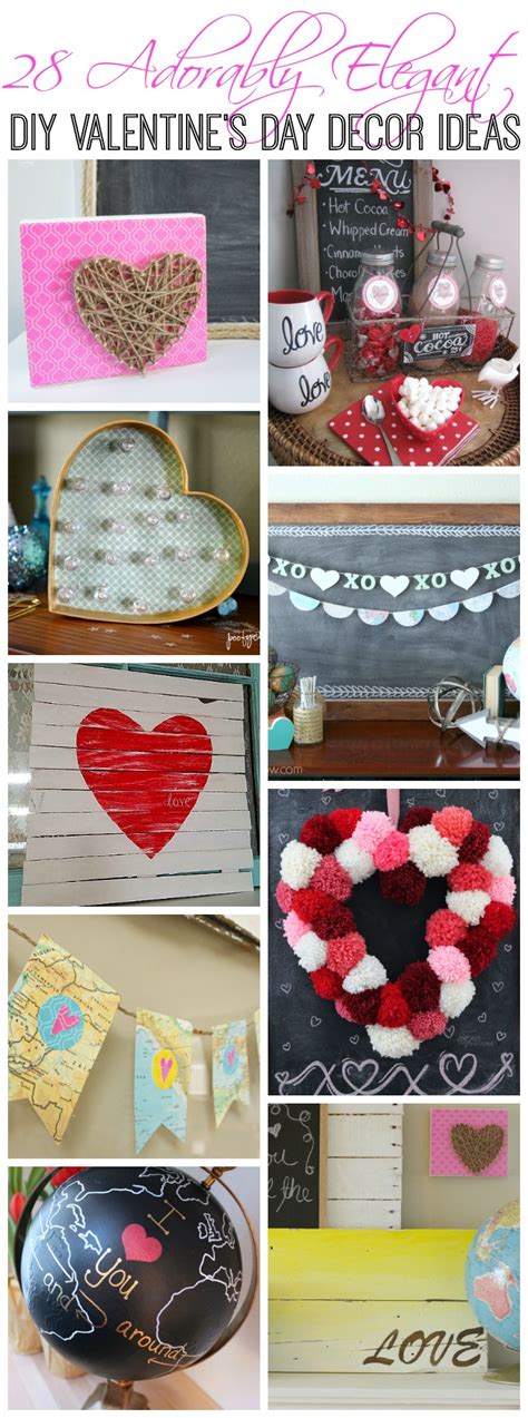 28 Adorably Elegant Diy Valentine S Day Decor Ideas The Happy Housie